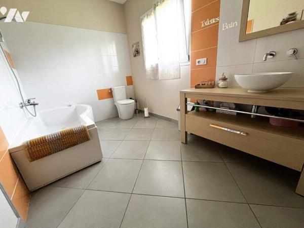 VILLA CONTEMPORAINE DE PRESTIGE + CHALETS LOCATIFS  LOUES