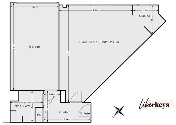 Vannes T1 bis évolutif T2