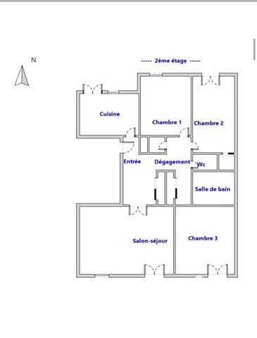 Apartment for sale 4 rooms 90 m² Tarbes