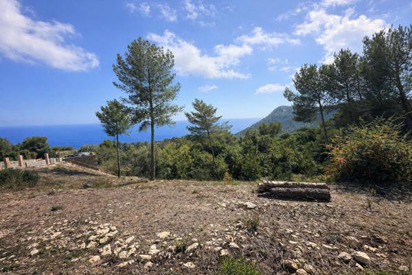 La Turbie (06320) LA TURBIE/MONACO : SUPERBE VUE MER A 180° POUR CE PETIT LOTISSEMENT DE 3 LOTS, 6200 M2, EXPOSE PLEIN SUD