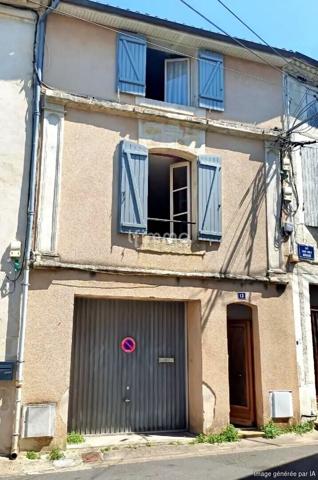 Maison à vendre 4 pièces 97 m², balcon et double garage