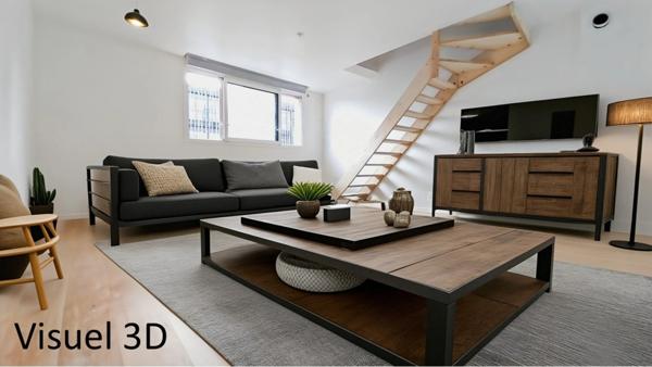 Bagnolet-Limite Montreuil-A vendre triplex totalement rénové-3 pièces-3ème et dernier étage-avec ascenseur-Luminosité