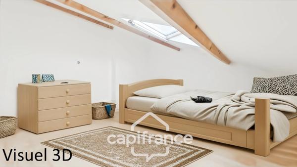 Bagnolet-Limite Montreuil-A vendre triplex totalement rénové-3 pièces-3ème et dernier étage-avec ascenseur-Luminosité