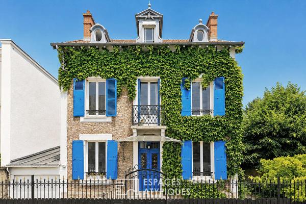 Maison bourgeoise avec jardin et vue sur la Seine