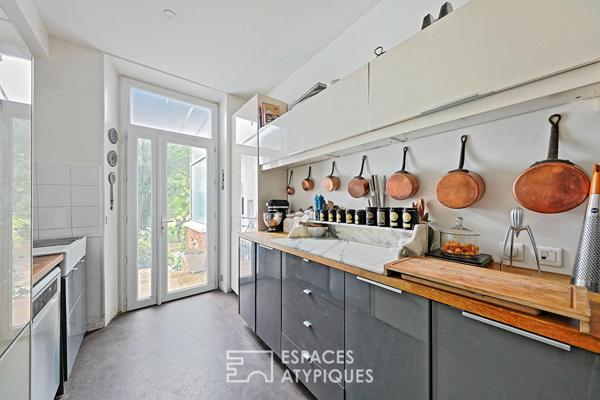 Maison bourgeoise avec jardin et vue sur la Seine