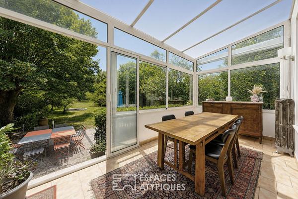 Maison bourgeoise avec jardin et vue sur la Seine