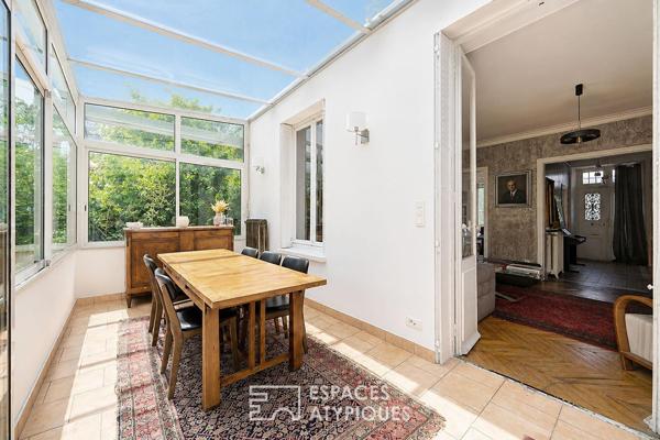 Maison bourgeoise avec jardin et vue sur la Seine