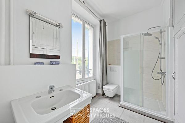 Maison bourgeoise avec jardin et vue sur la Seine