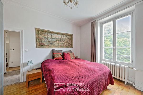 Maison bourgeoise avec jardin et vue sur la Seine