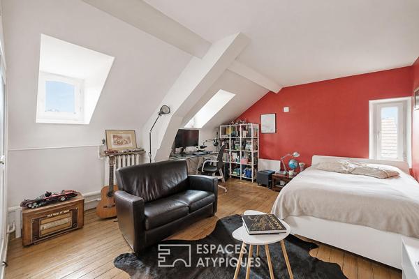 Maison bourgeoise avec jardin et vue sur la Seine
