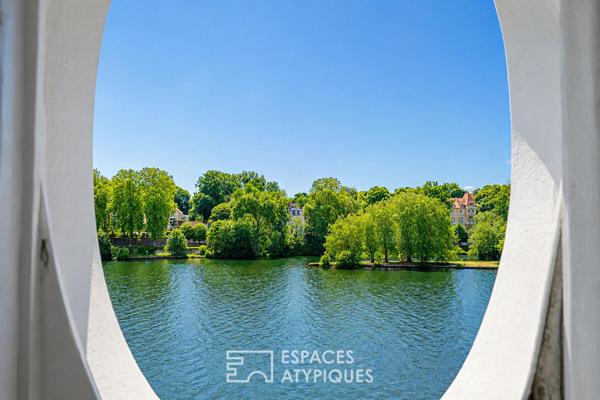 Maison bourgeoise avec jardin et vue sur la Seine