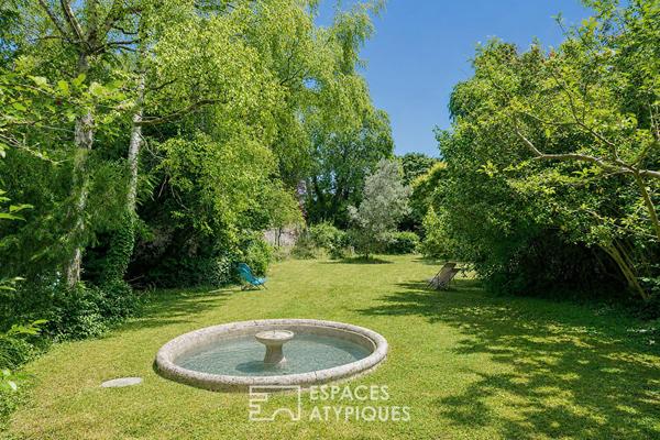 Maison bourgeoise avec jardin et vue sur la Seine