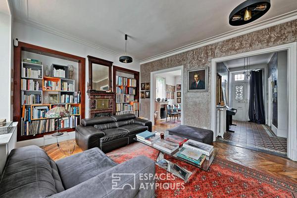 Maison bourgeoise avec jardin et vue sur la Seine