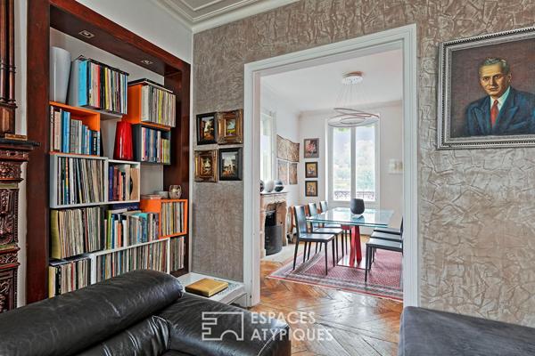Maison bourgeoise avec jardin et vue sur la Seine