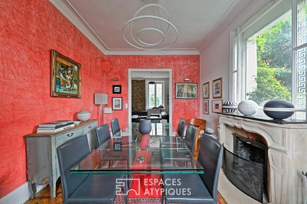 Maison bourgeoise avec jardin et vue sur la Seine