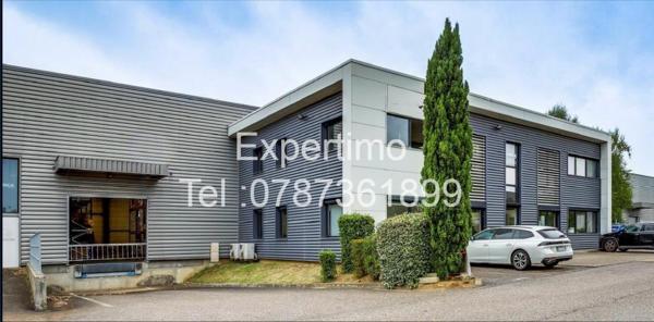 Saint-Priest (69800) LOCAL D’ACTIVITÉ 1 001 m² (722 m² entrepôt + 280 m² bureaux) – SAINT-PRIEST
