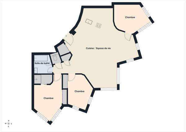 Appartement À vendre 5 pièce(s) 98 m²