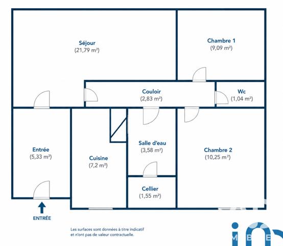 Appartement à vendre 3 pièces 61,11 m² Saint-Brice-sous-Forêt