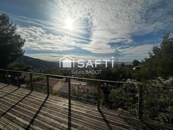 EXCLUSIVITE MAISON DE 100M2 SUR 500M2 AVEC VUE DOMINANTE + GARAGE + PISCINE