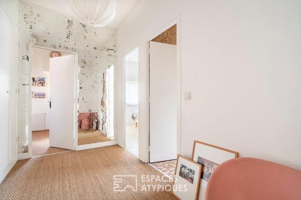 Maison d’architecte sur pilotis face à la Marne