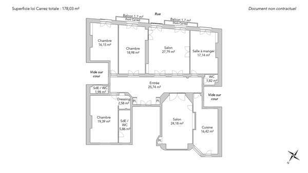 Appartement Paris 17e - TERNES - SAINT FERDINAND