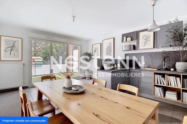 Appartement lumineux T3 avec terrasse - 2 Chambres - Copropriété récente - Secteur Nouveau Terraillon - 69500 BRON