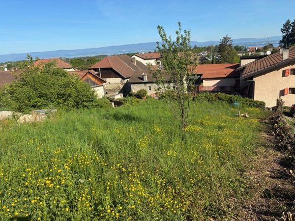 Terrain constructible 484 m² à Amphion-Publier, proche lac Léman