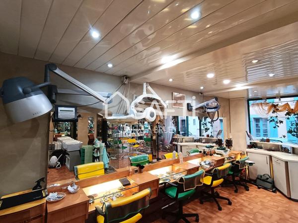 Salon de coiffure avec activité pérenne