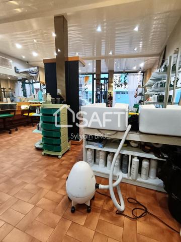 Salon de coiffure avec activité pérenne