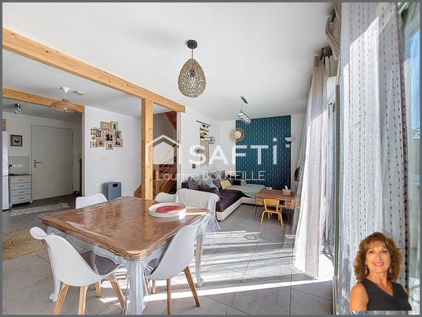 Maison 4 pièces avec petit extérieur et 2 places de parking