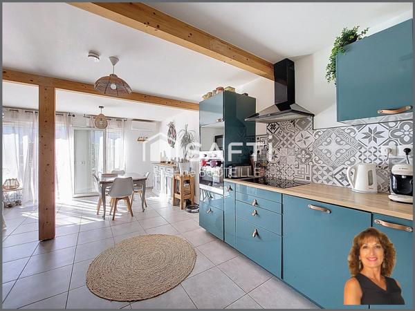 Maison 4 pièces avec petit extérieur et 2 places de parking