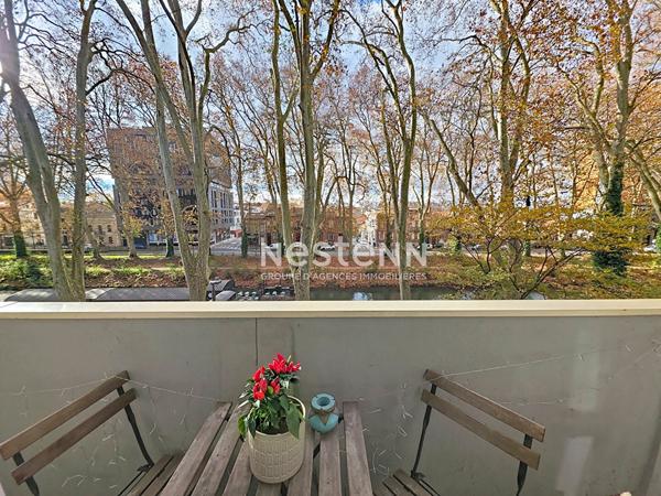 A VENDRE - TLSE 31000 - Appartement 3/4 pièces avec balcon, loggia et cave