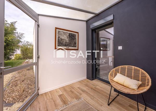 MAISON D'ARCHITECTE DE 172M² - 6 PIECES - TERRAIN PAYSAGE - PISCINE CHAUFFEE