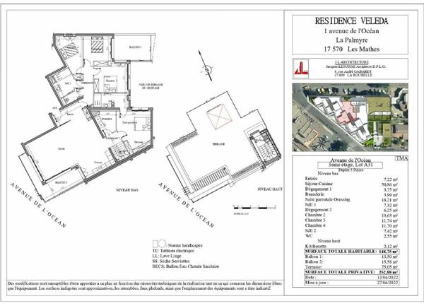 Appartement à vendre  5 pièces • 148,75 m2 Les Mathes