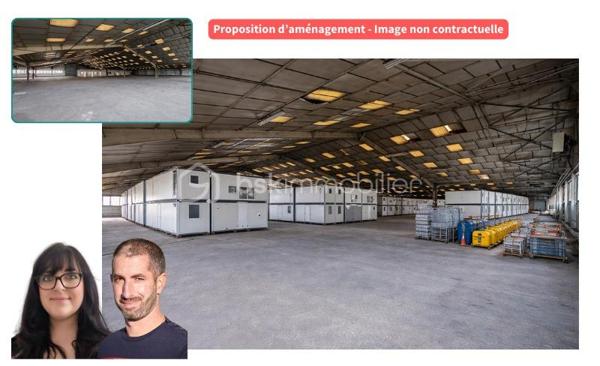 Local de stockage de 4 100 m²