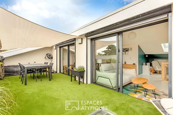 Toit terrasse à Bron Eglise