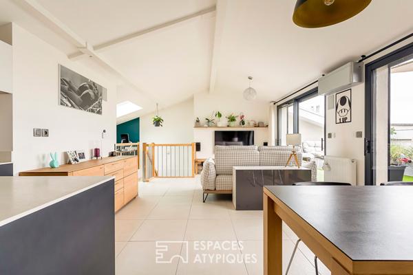 Toit terrasse à Bron Eglise