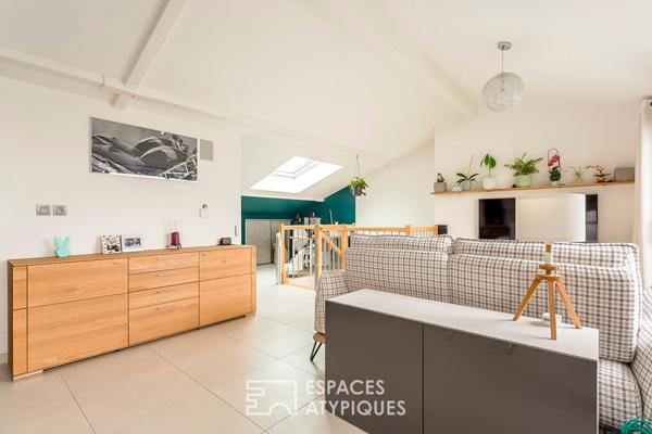 Toit terrasse à Bron Eglise