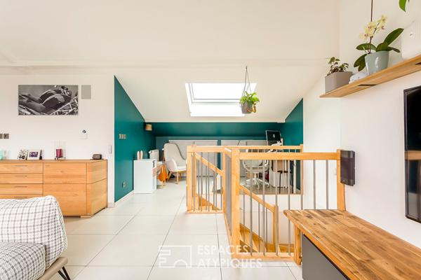 Toit terrasse à Bron Eglise