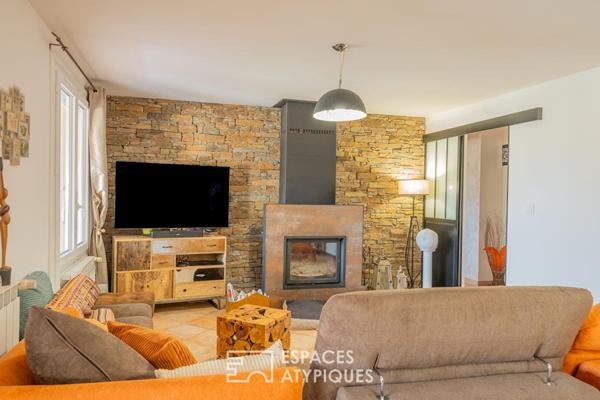 Maison provençale de plain-pied au coeur de la campagne