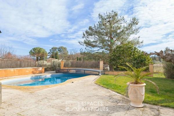 Maison provençale de plain-pied au coeur de la campagne