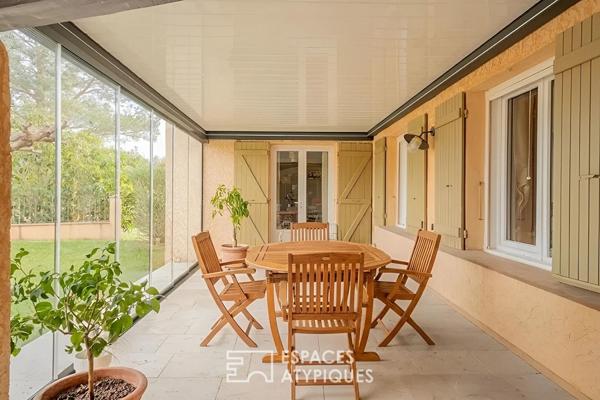 Maison provençale de plain-pied au coeur de la campagne