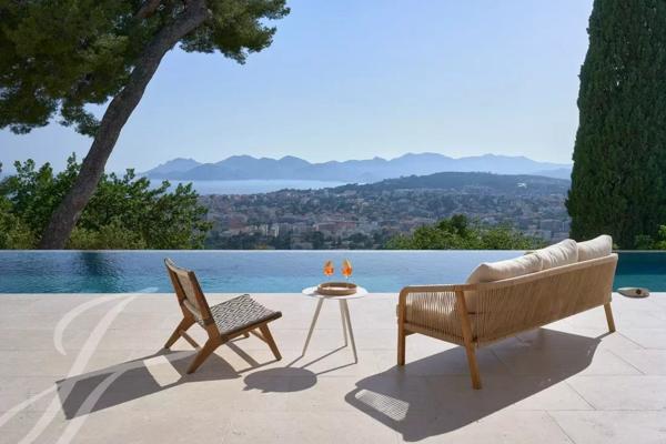Hauteur de Cannes Villa récemment rénovée