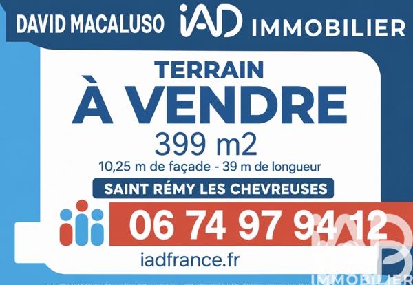 Terrain à vendre 399 m² Saint-Rémy-lès-Chevreuse