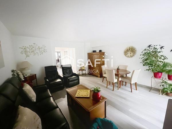 Appartement T3 de 77 m2  avec place de parking en sous sol