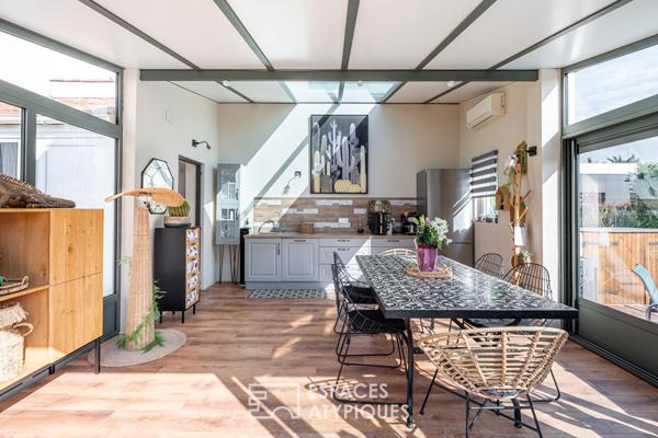 Maison de ville avec jardin et piscine en plein coeur de Villefranche sur Saône