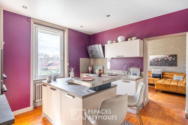 Maison de ville avec jardin et piscine en plein coeur de Villefranche sur Saône