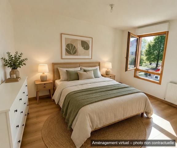 EXCLUSIVITÉ – Appartement T3 avec balcon et terrasse – Vénissieux, proche tramway