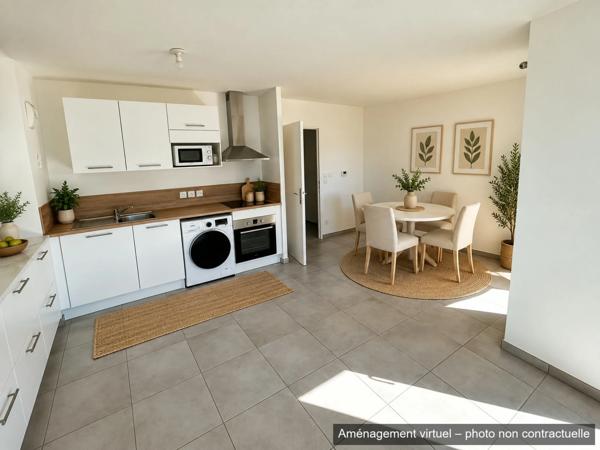 EXCLUSIVITÉ – Appartement T3 avec balcon et terrasse – Vénissieux, proche tramway
