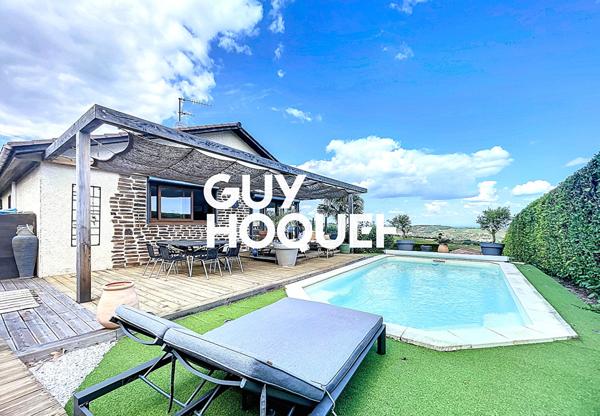 Maison de Caractère 4 Chambres avec Piscine et Vue sur 1035 m² de Terrain - 71570 PRUZILLY